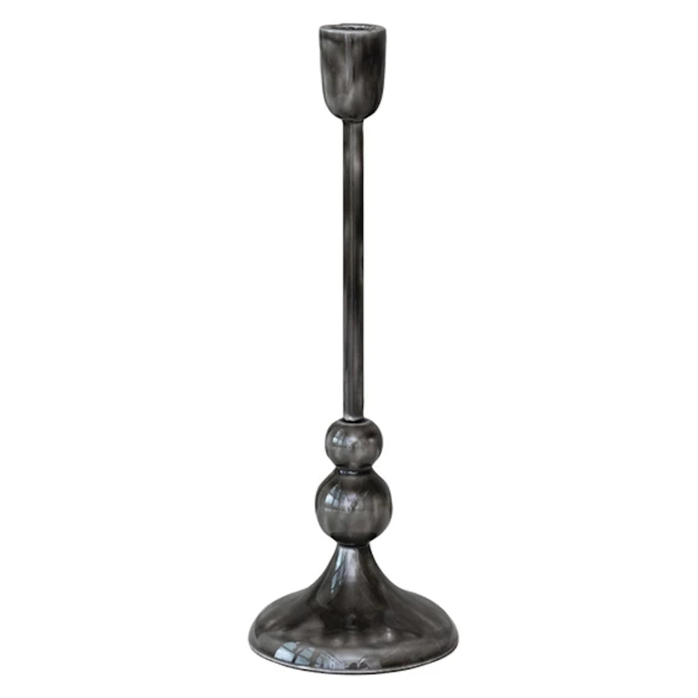 Gunmetal Enameled Aluminum Taper Holders — alternate view 2