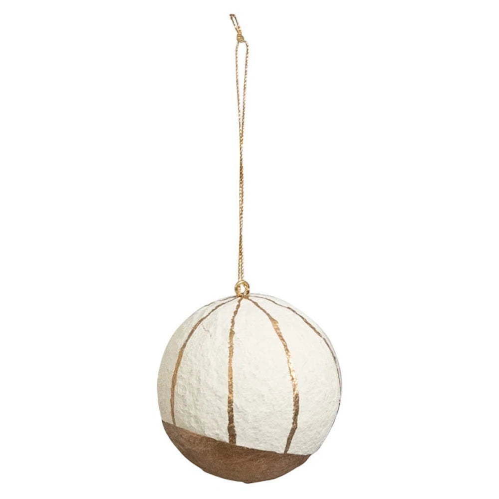 Hand-Painted Paper Mache Ball Ornaments — alternate view 4