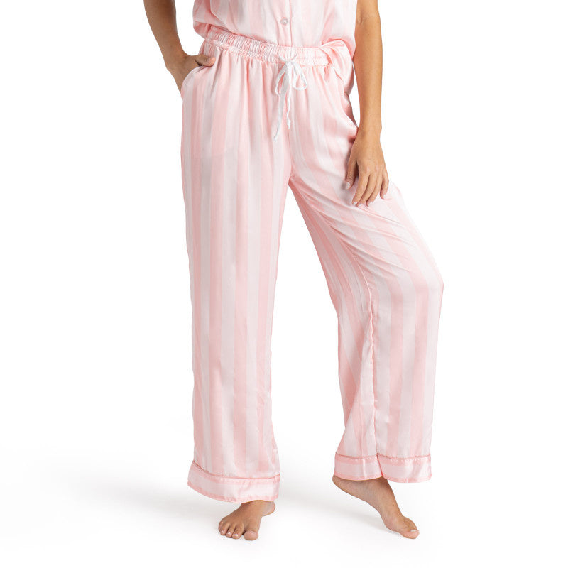 Beauty Sleep Satin Pajama Pants Feline Sleepy — alternate view 4