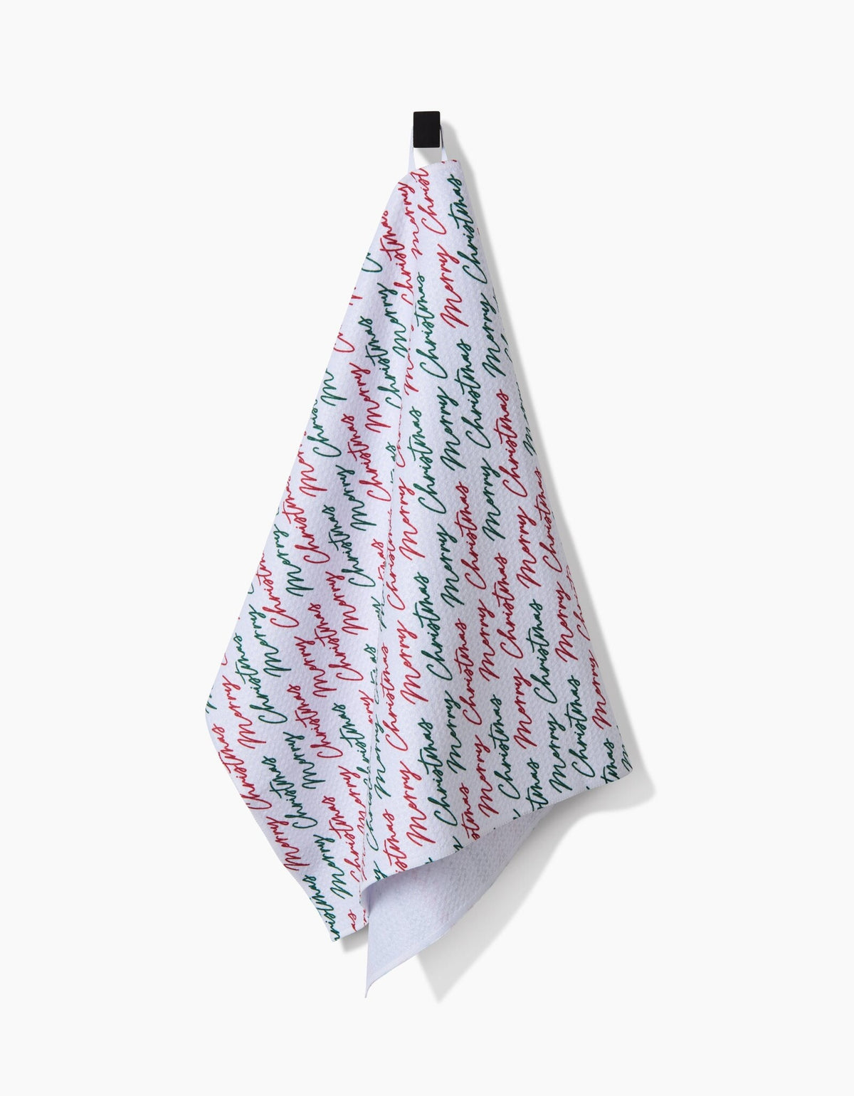 Merry Christmas Greetings Tea Towel — alternate view 4