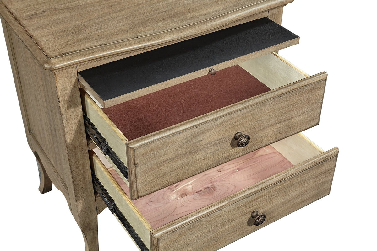 Provence 2 Drawer Nightstand — alternate view 4