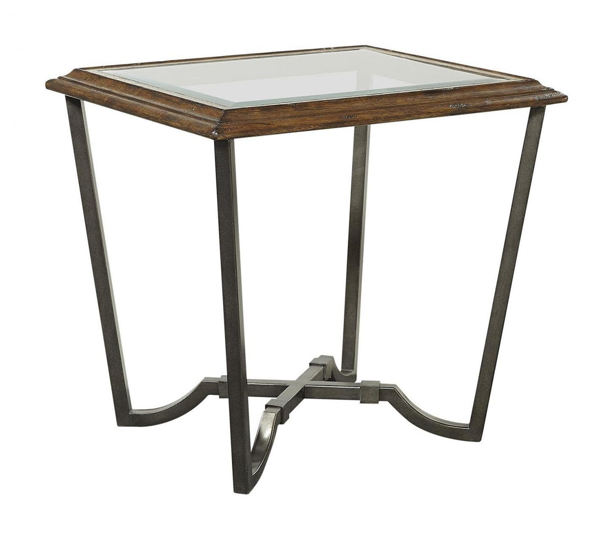 Mosaic End Table W/Glass Top — alternate view 4