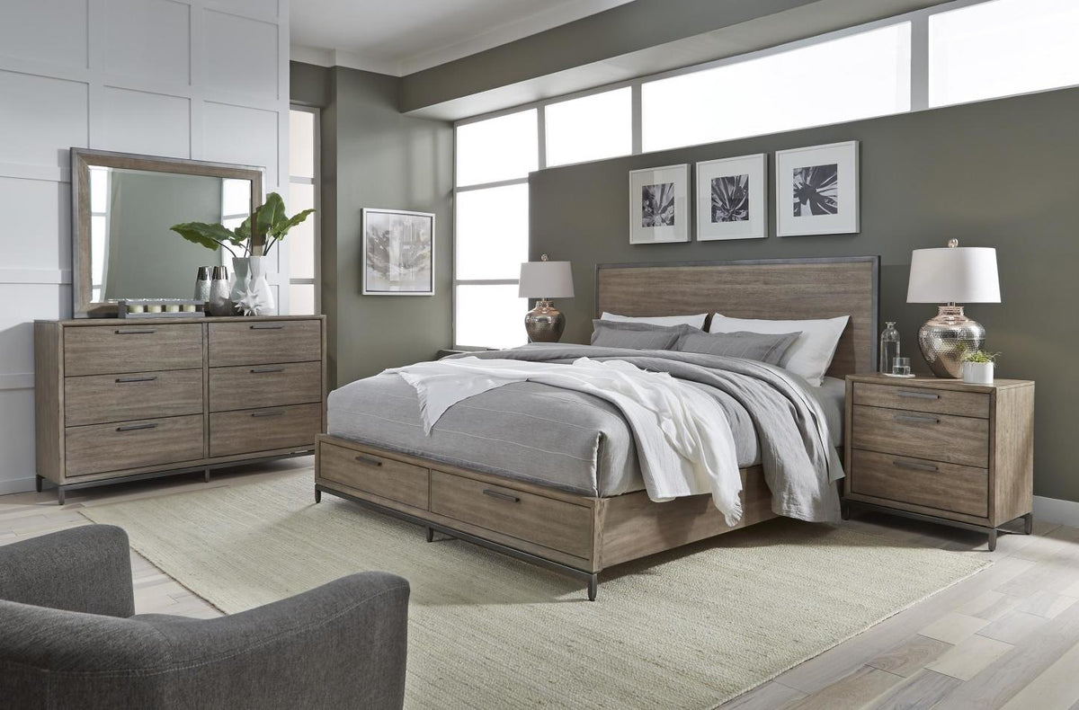 Trellis 3 Drawer Nightstand — alternate view 3