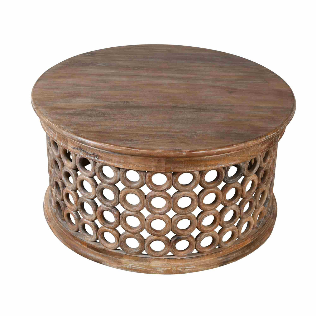 Natural Round Coffee Table — alternate view 3