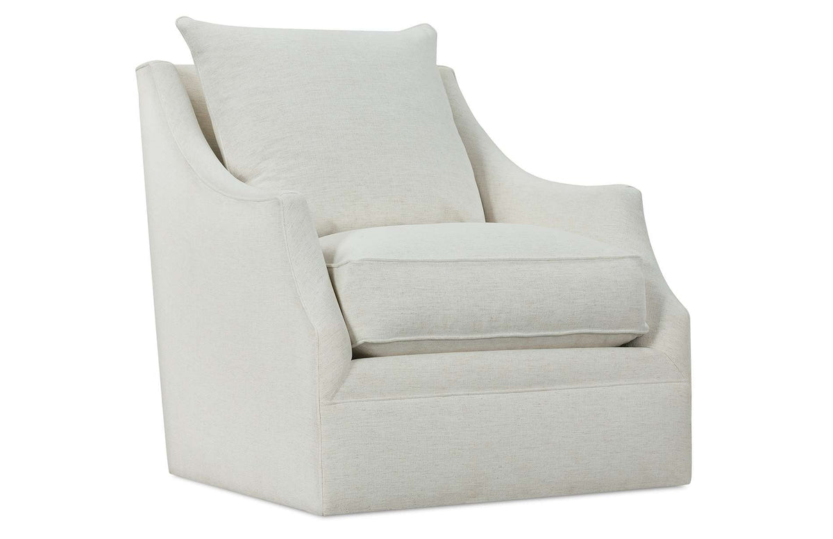 Kara Swivel Chair in Onyx — alternate view 4