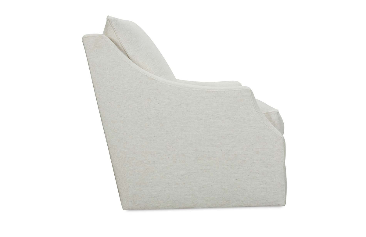 Kara Swivel Chair in Onyx — alternate view 3