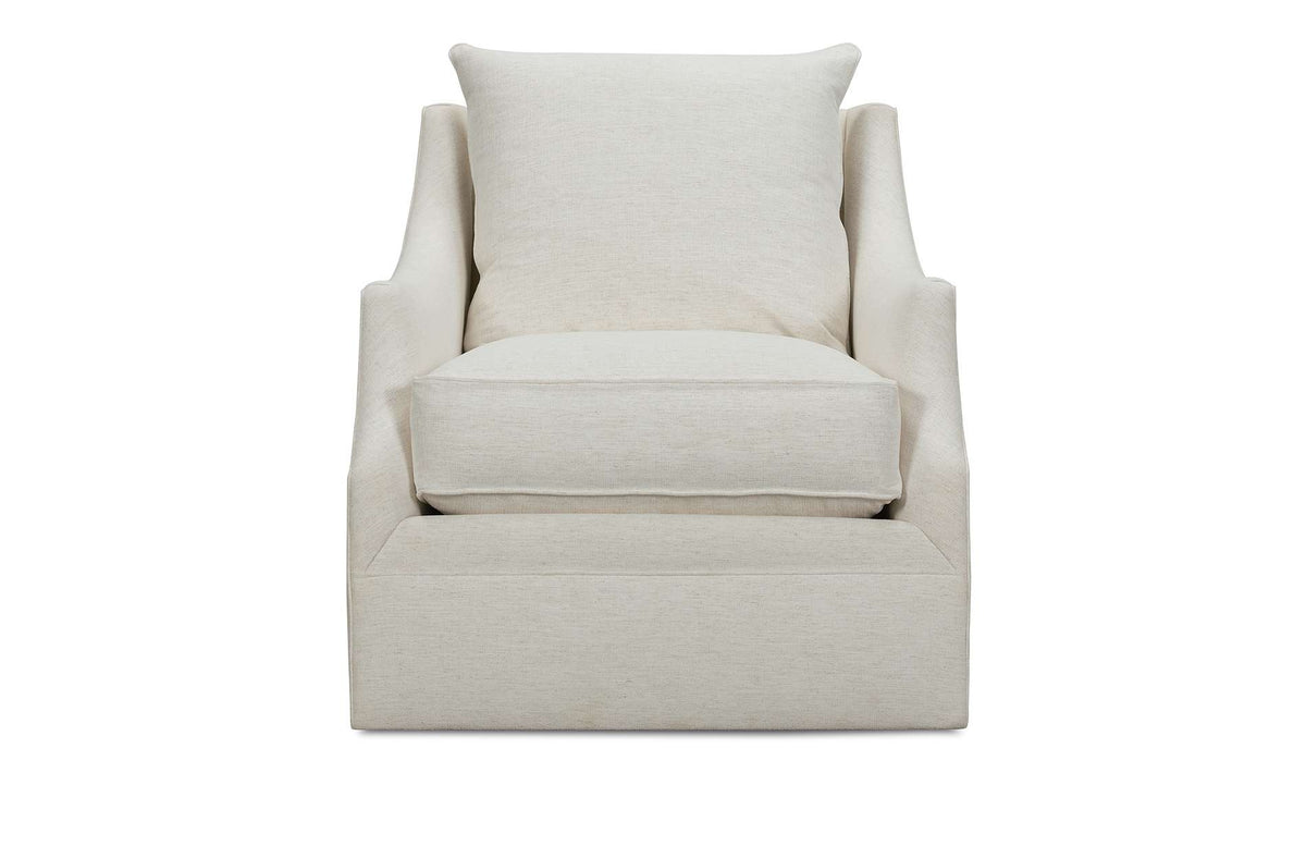 Kara Swivel Chair in Onyx — alternate view 2