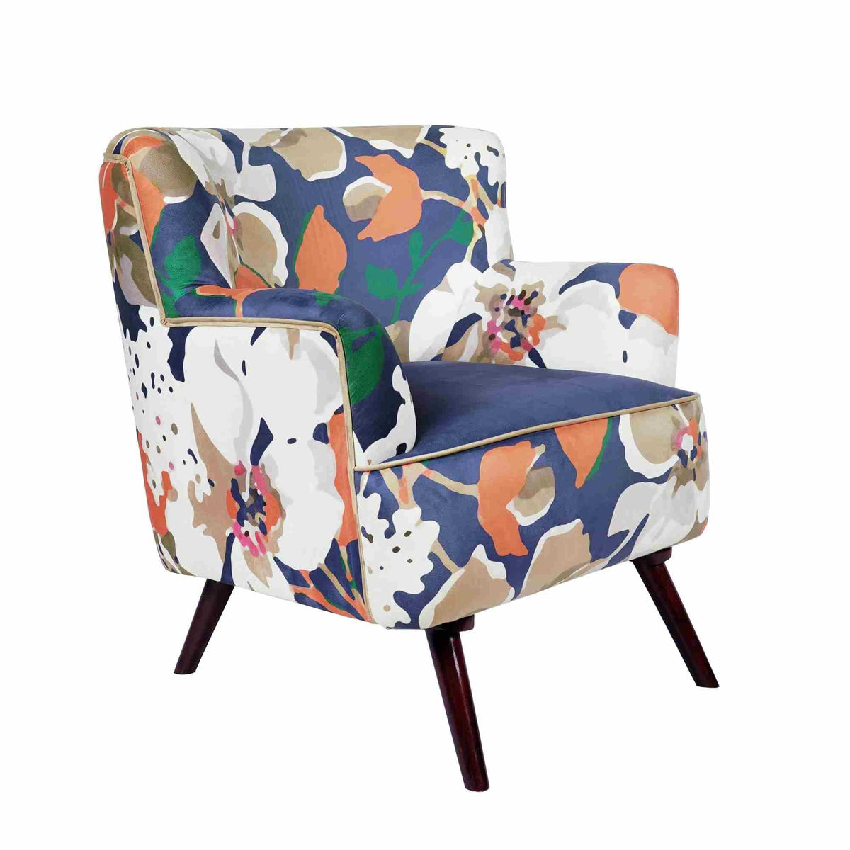Multi Flowered Accent Chair — alternate view 2