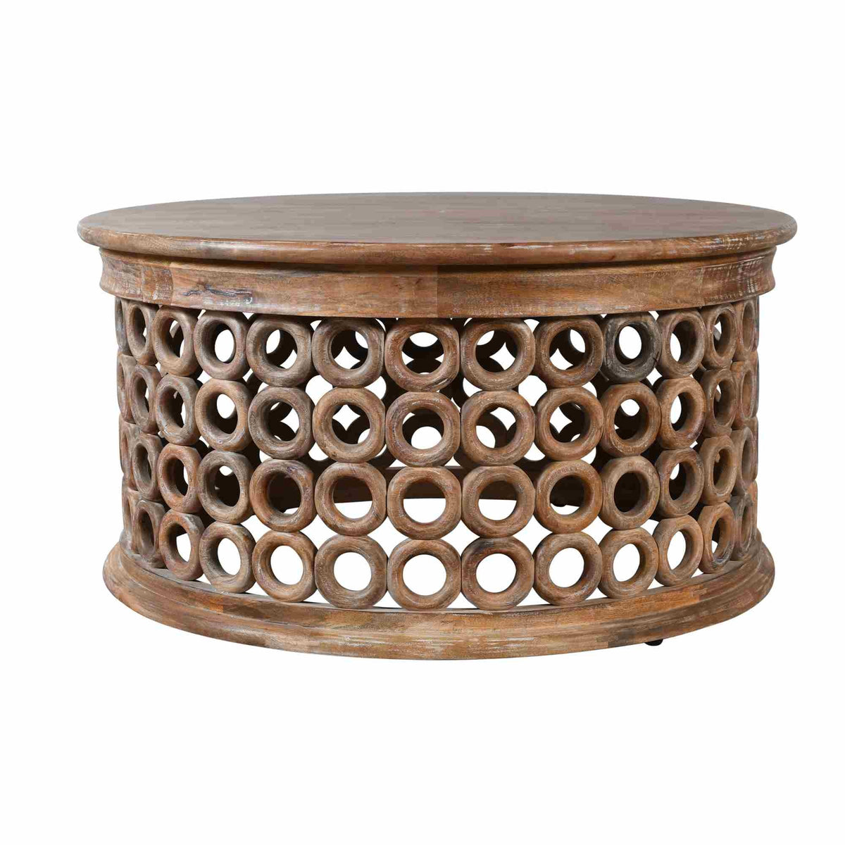 Natural Round Coffee Table — alternate view 2