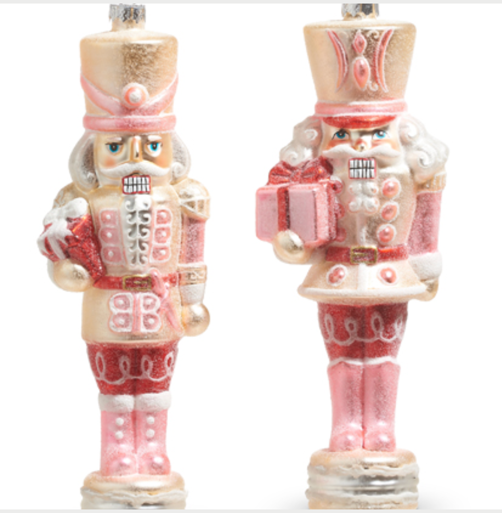 Glittered Nutcracker Ornament 2 styles
