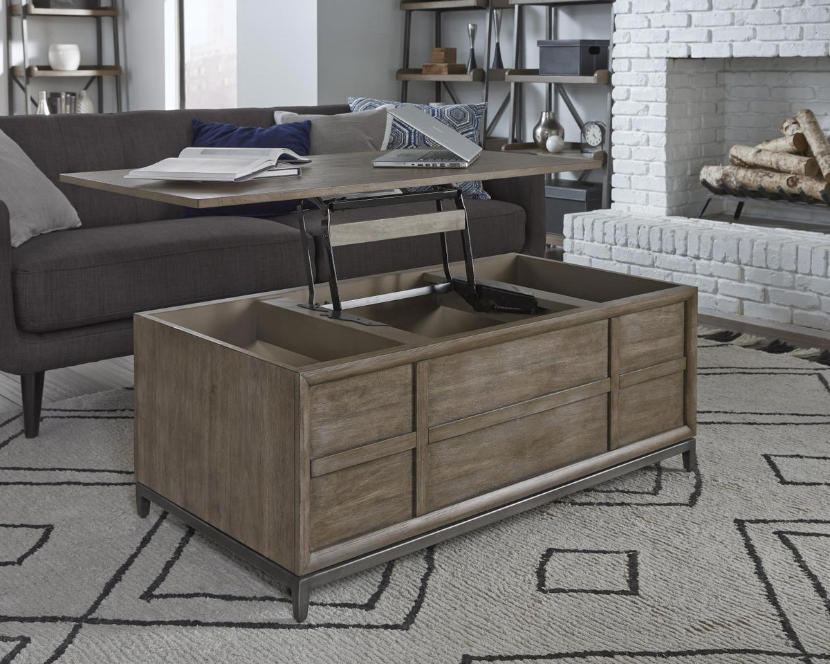 Trellis Lift Top Cocktail Table — alternate view 3