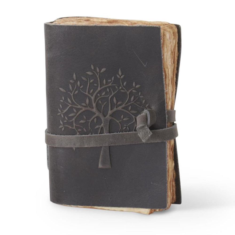 Leather Tree Embossed Handcrafted Deckle Edge — alternate view 10