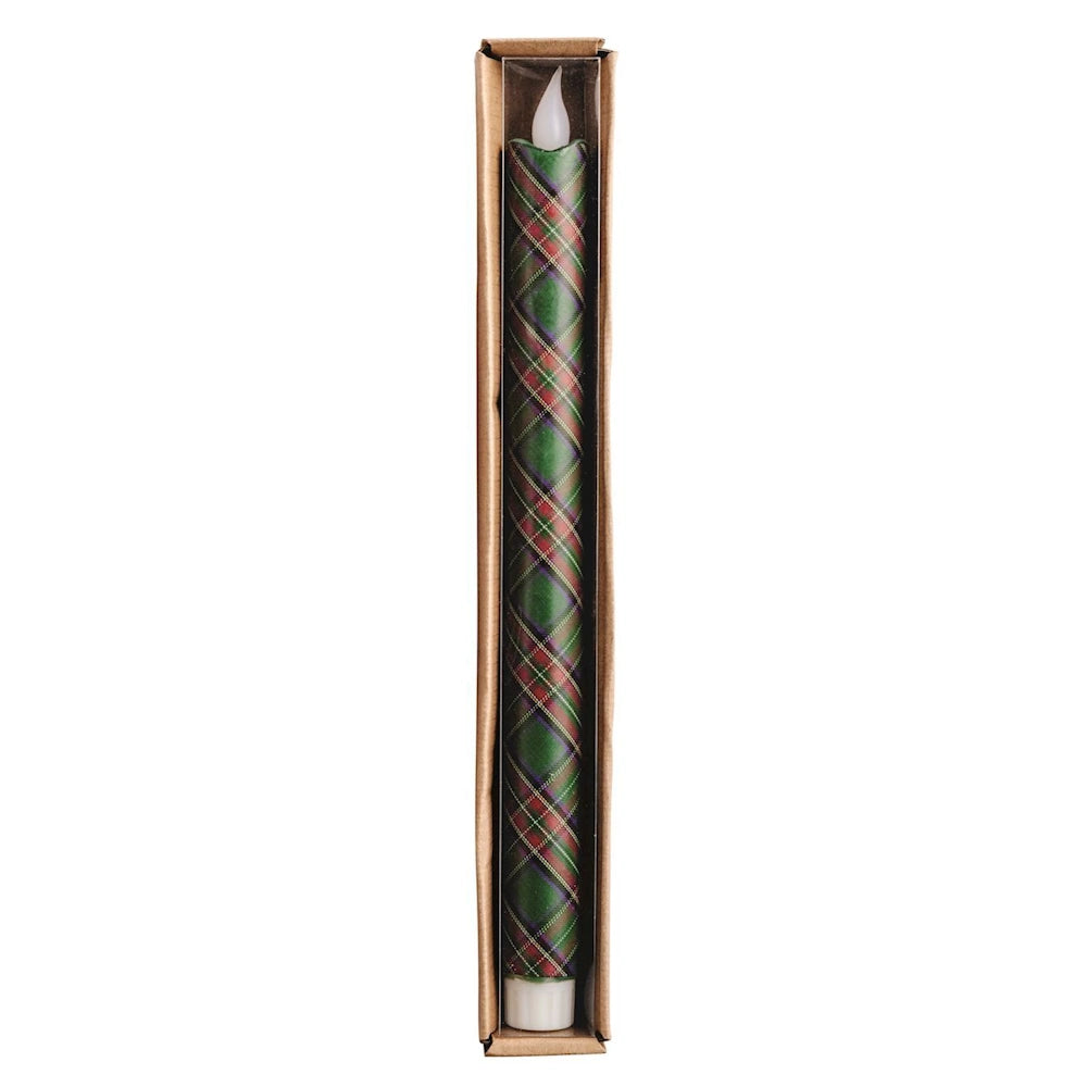 LED Tartan Taper Candles — alternate view 5