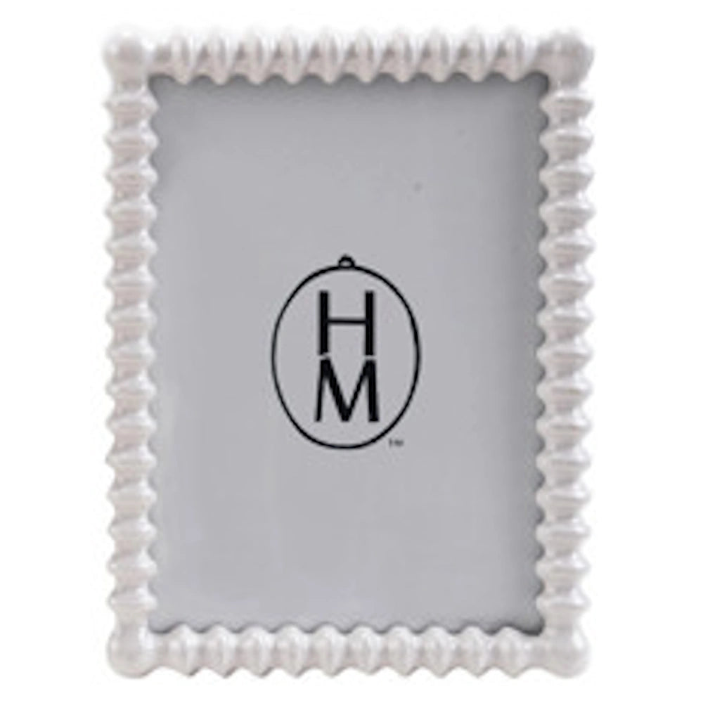 MDF Spindle Photo Frame with Flowers in Vase — alternate view 4