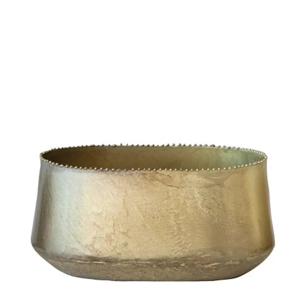 Metal Planters with Beaded Edge — alternate view 4