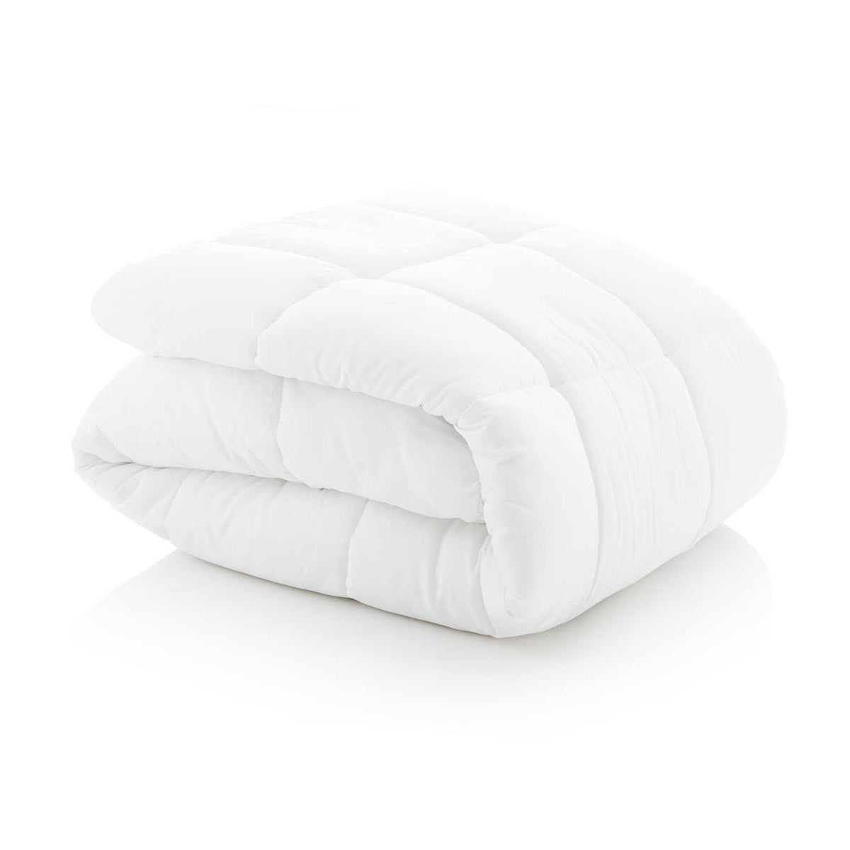 Woven Down Alternative Microfiber Comforter, Queen, White — alternate view 2