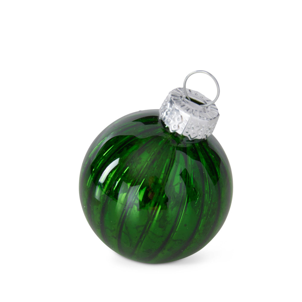 Mini Green Glass Ornament