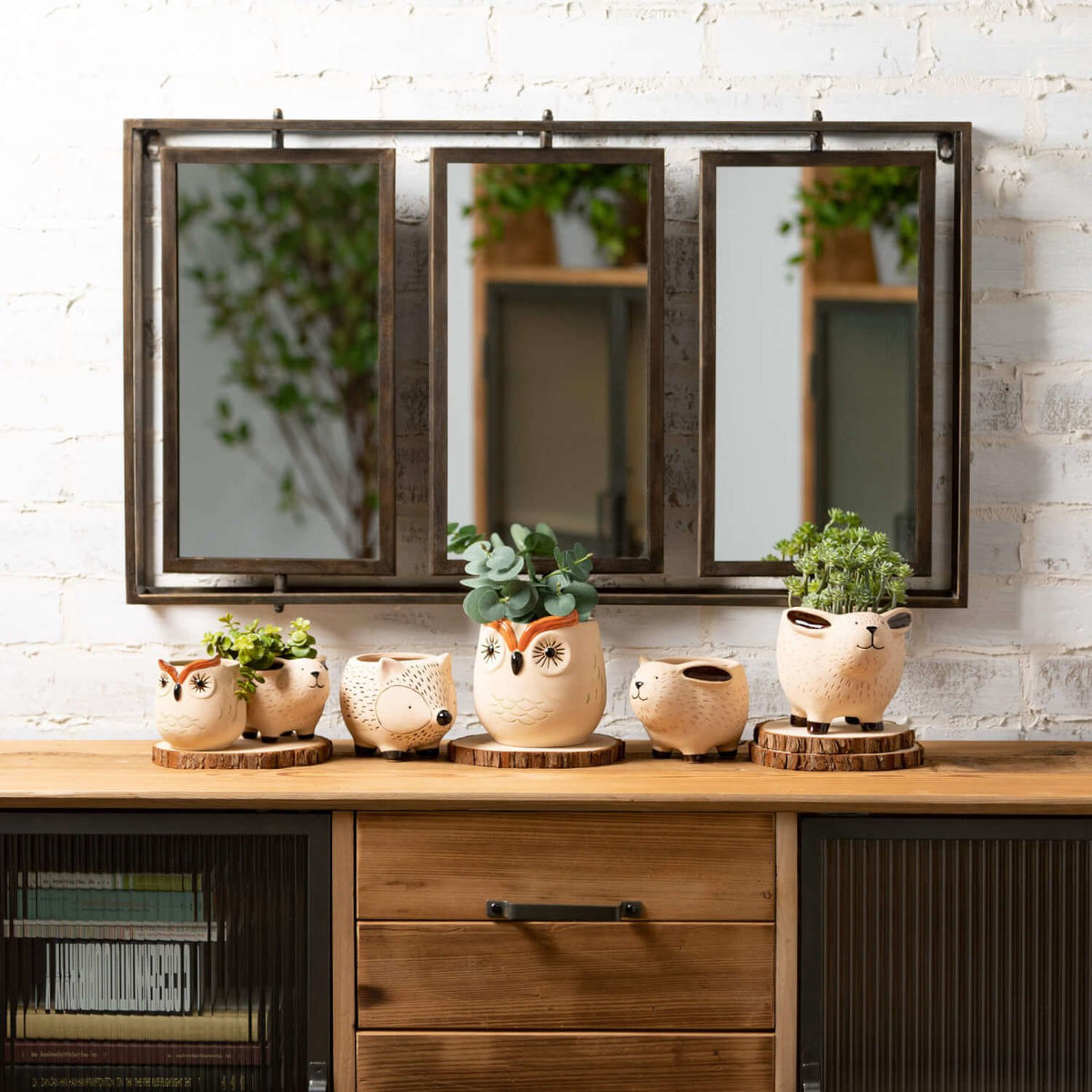 Rectangular Triple Wall Mirror — alternate view 2
