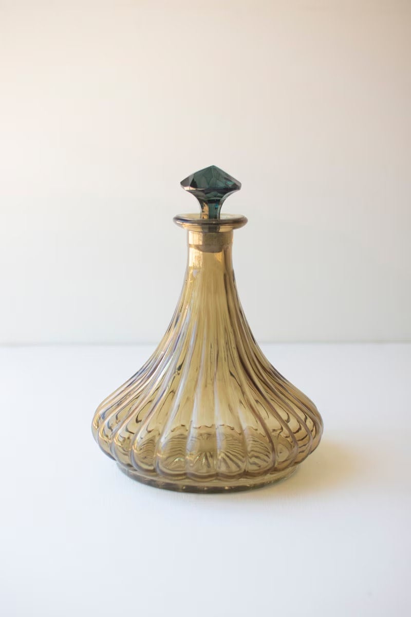 Amber Bell Decanter — alternate view 2