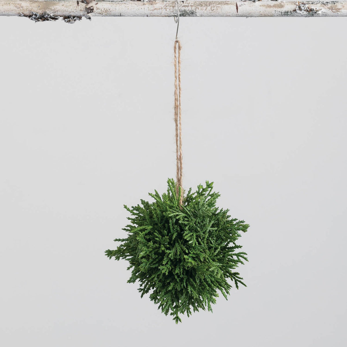 Green Cedar Hanging Orb