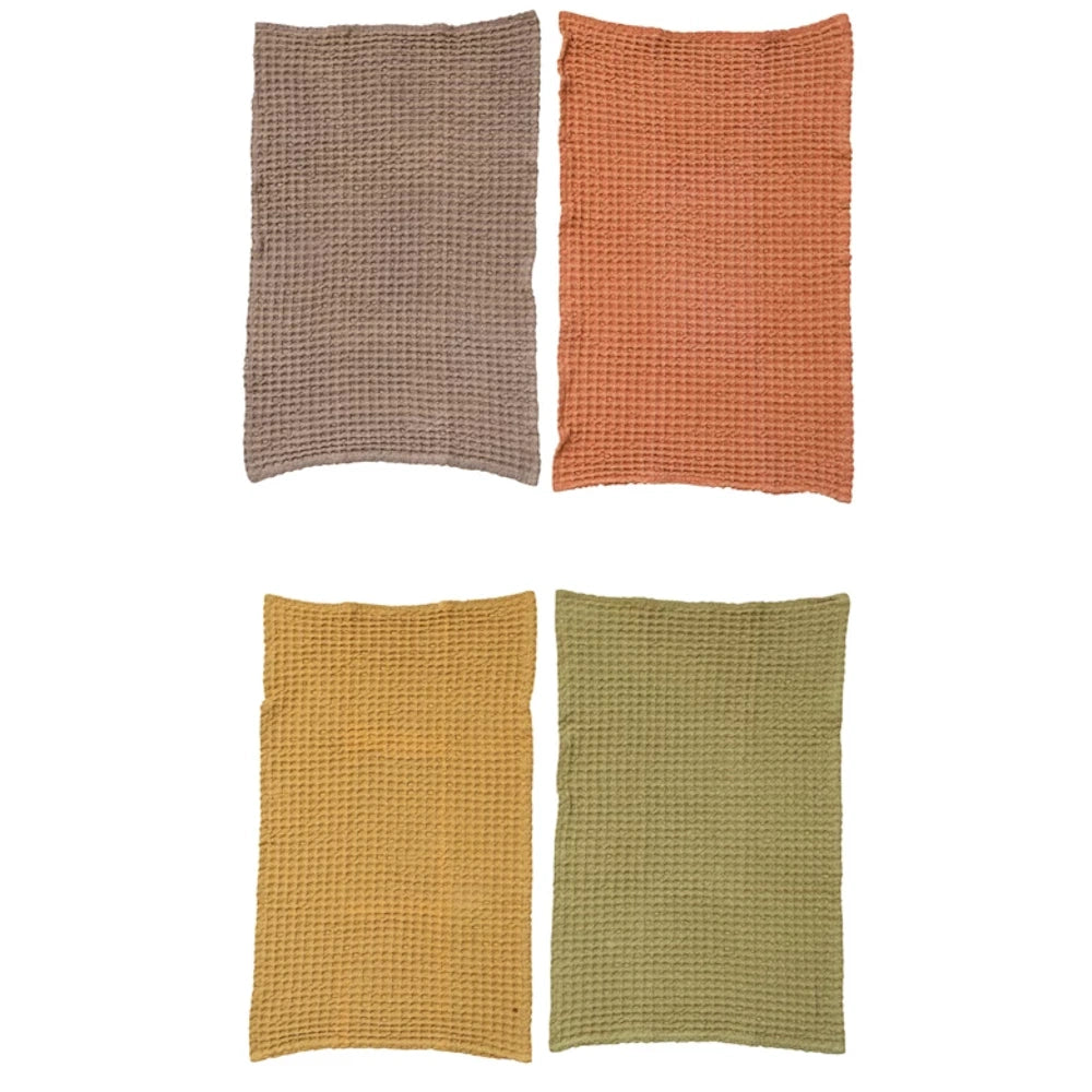 Oversized Cotton Waffle Tea Towels — alternate view 2