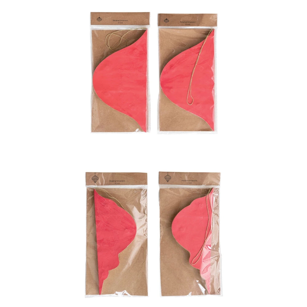 Paper Folding Honeycomb Ornament with Gold Glitter Edge — alternate view 9