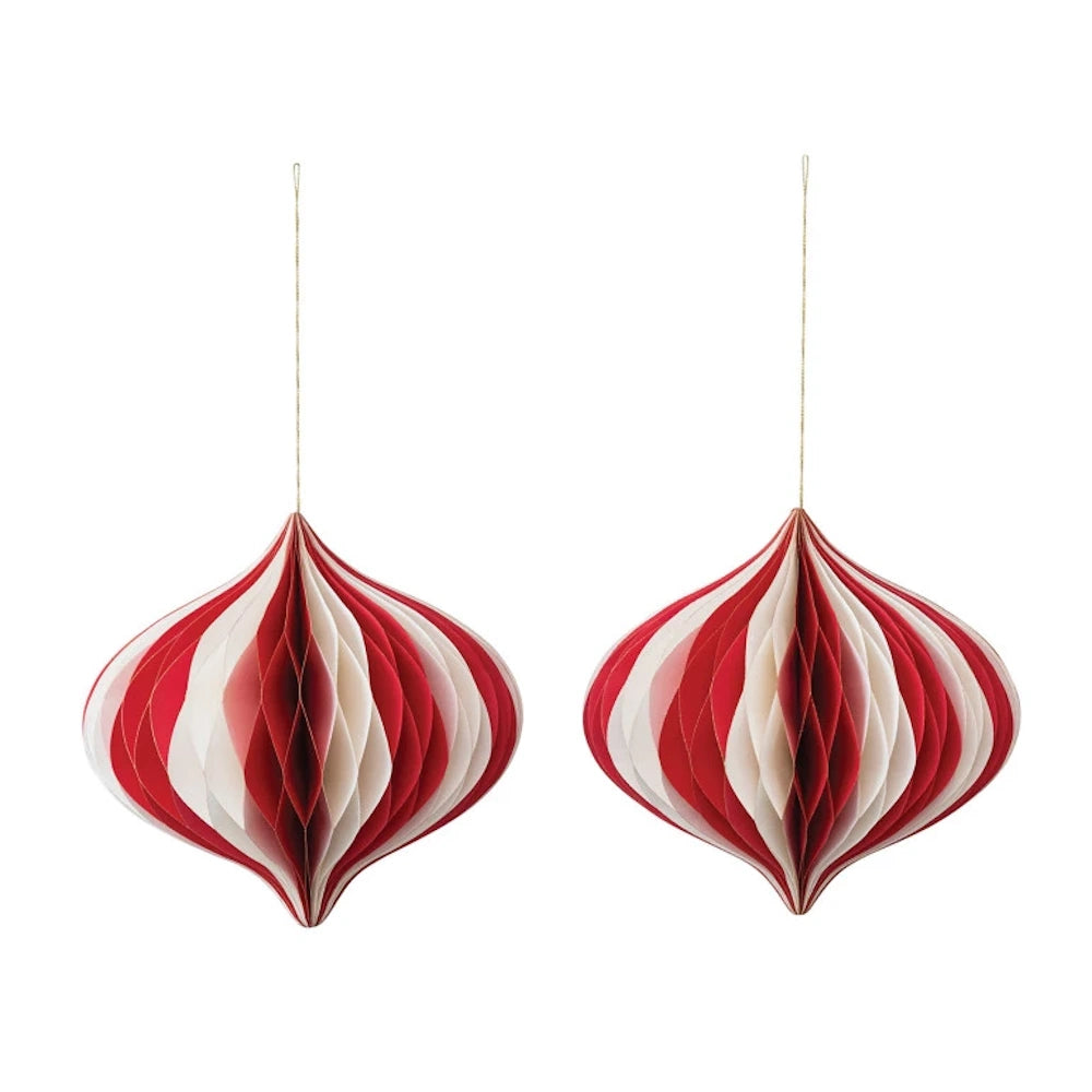 Paper Folding Honeycomb Ornament with Gold Glitter Edge — alternate view 8