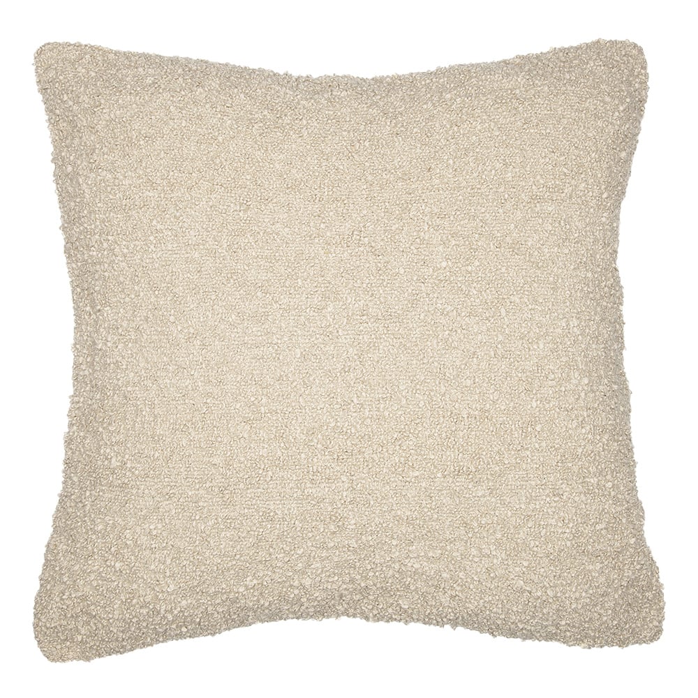 Ivory Boucle Feather Pillow — alternate view 5