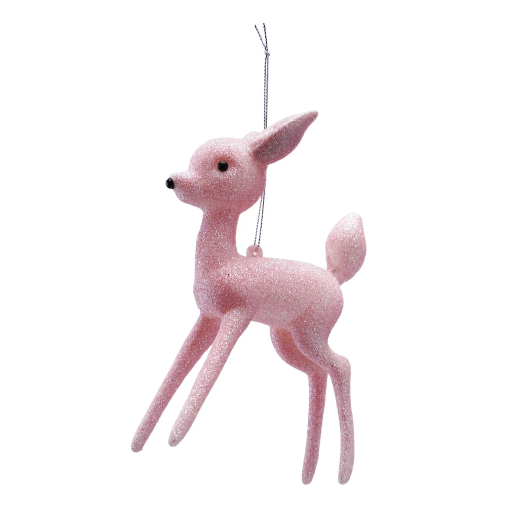 Pink Plastic Deer Ornament — alternate view 2
