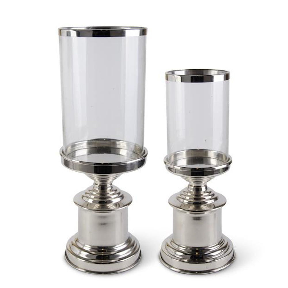 Large Polished Silver Hurricane — alternate view 2