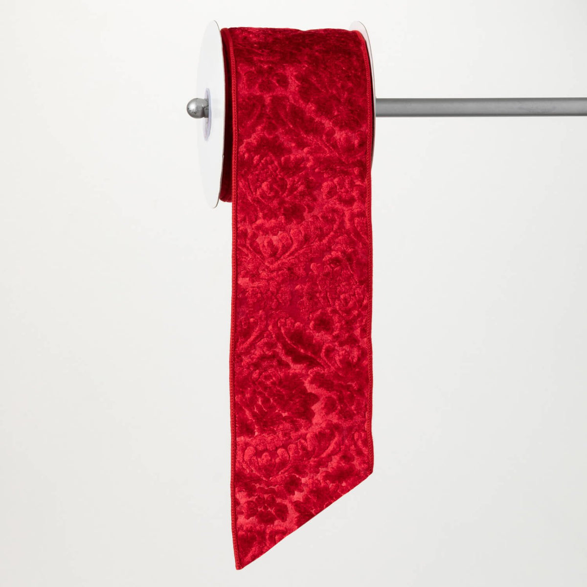 Velvet Taffeta Ribbon, Red