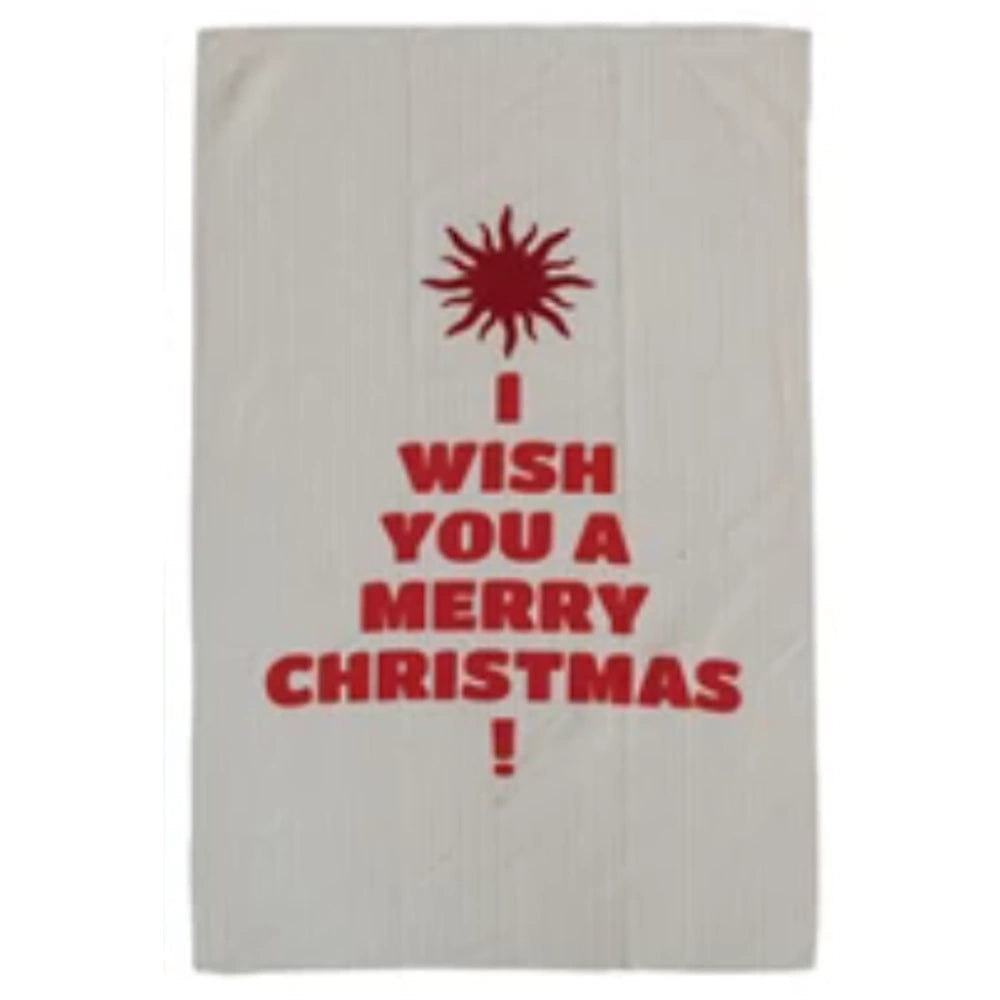 Recycled Microfibre Tea Towels with Holiday Pattern — alternate view 3