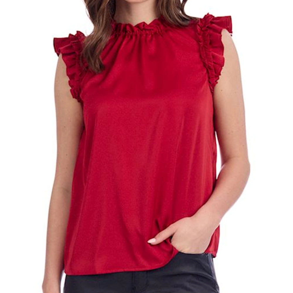 Red Townes Sleeveless Top — alternate view 3
