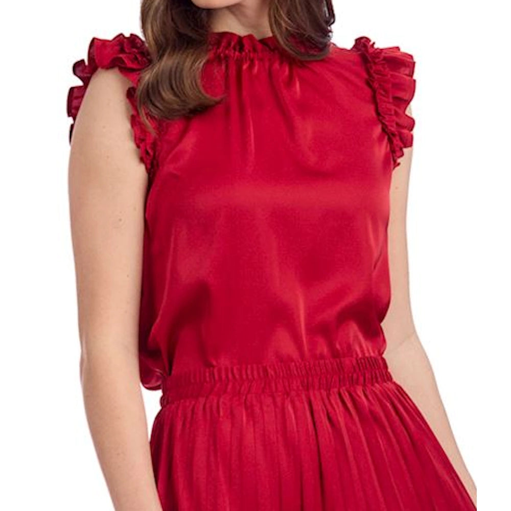 Red Townes Sleeveless Top — alternate view 5