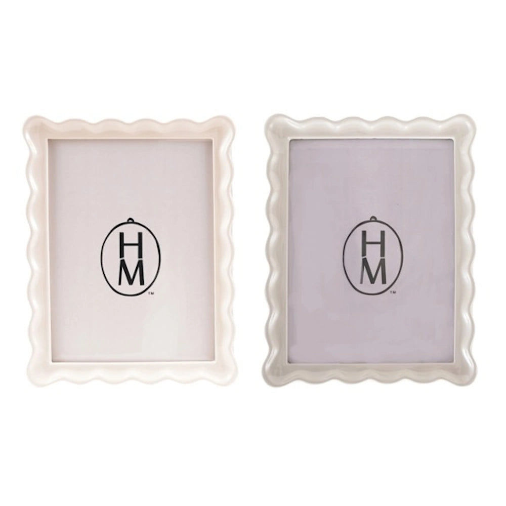 Resin Scalloped Photo Frame - Ciao Bella