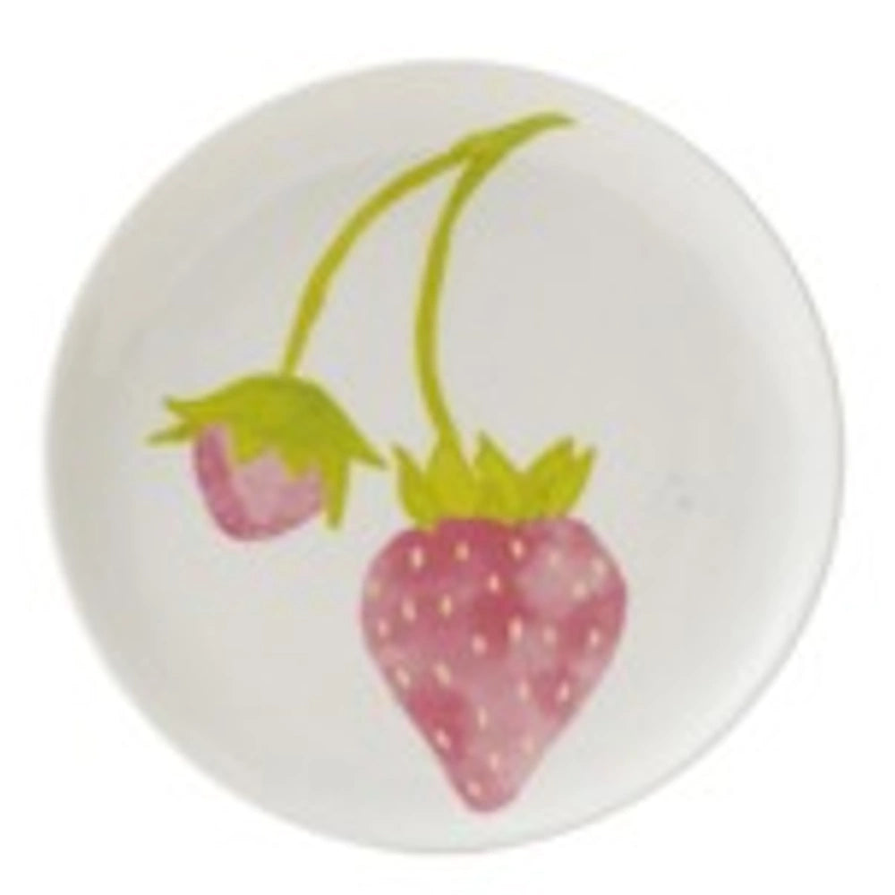 Round Stoneware Plate with Animal Multi Color — alternate view 5