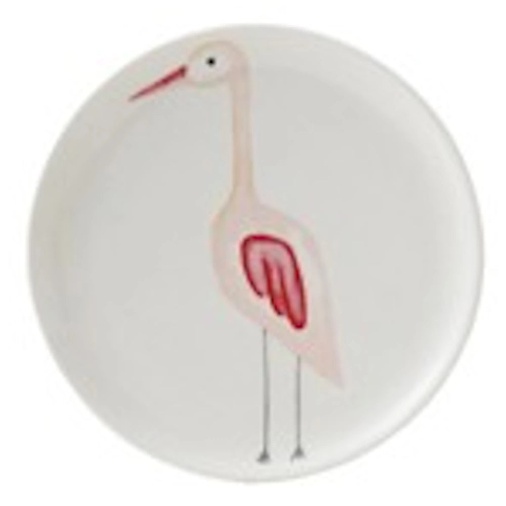 Round Stoneware Plate with Animal Multi Color — alternate view 8