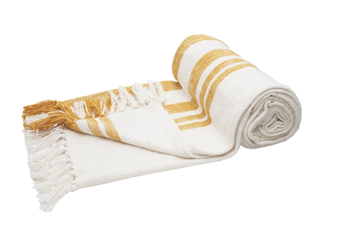 Ochre Morgan Throw — alternate view 3