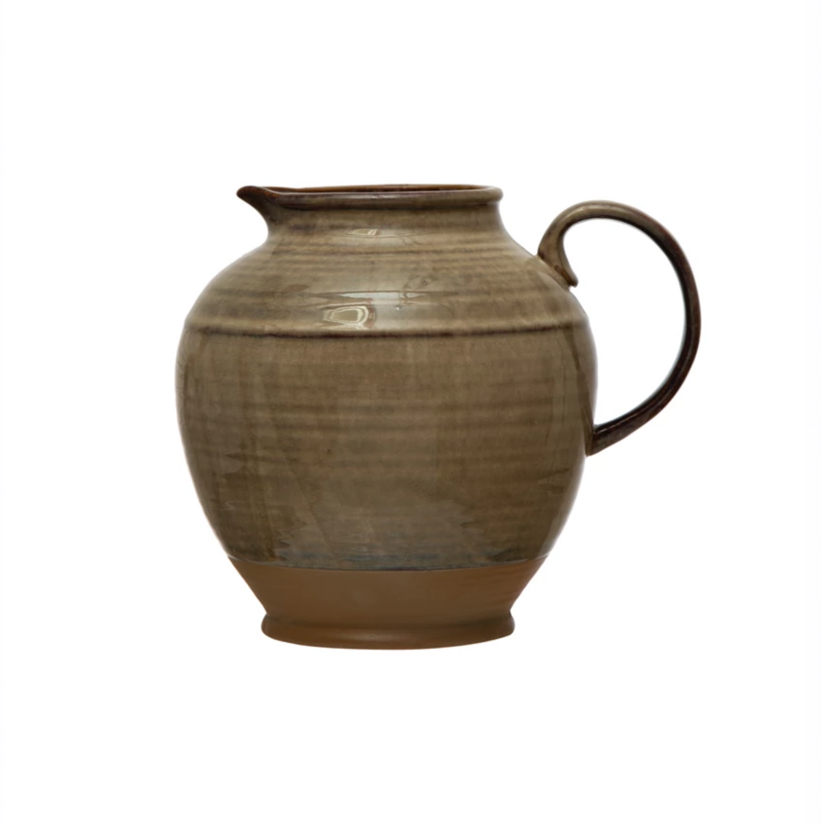 Stoneware Pitcher, Reactive Glaze — alternate view 2