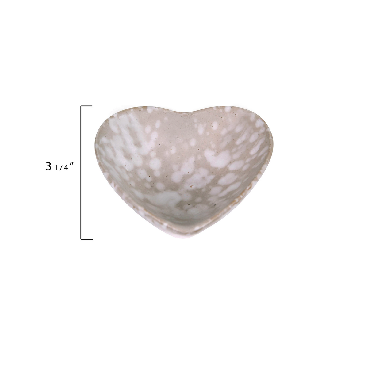 Stoneware Heart Dish — alternate view 2