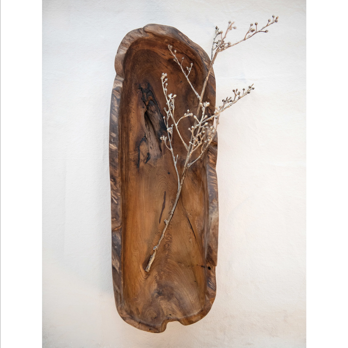 Decorative Teak Wood Bowl — alternate view 2