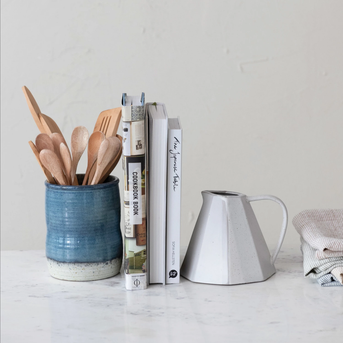 Stoneware Utensil Holder/Crock — alternate view 2