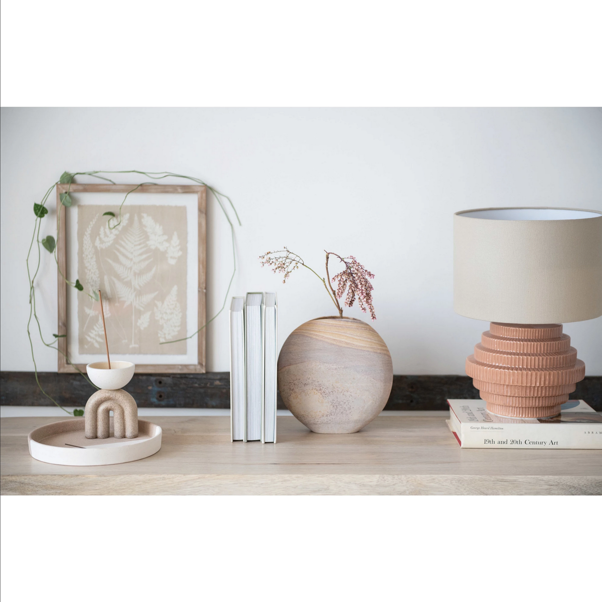 Sandstone Vase, Tan — alternate view 2