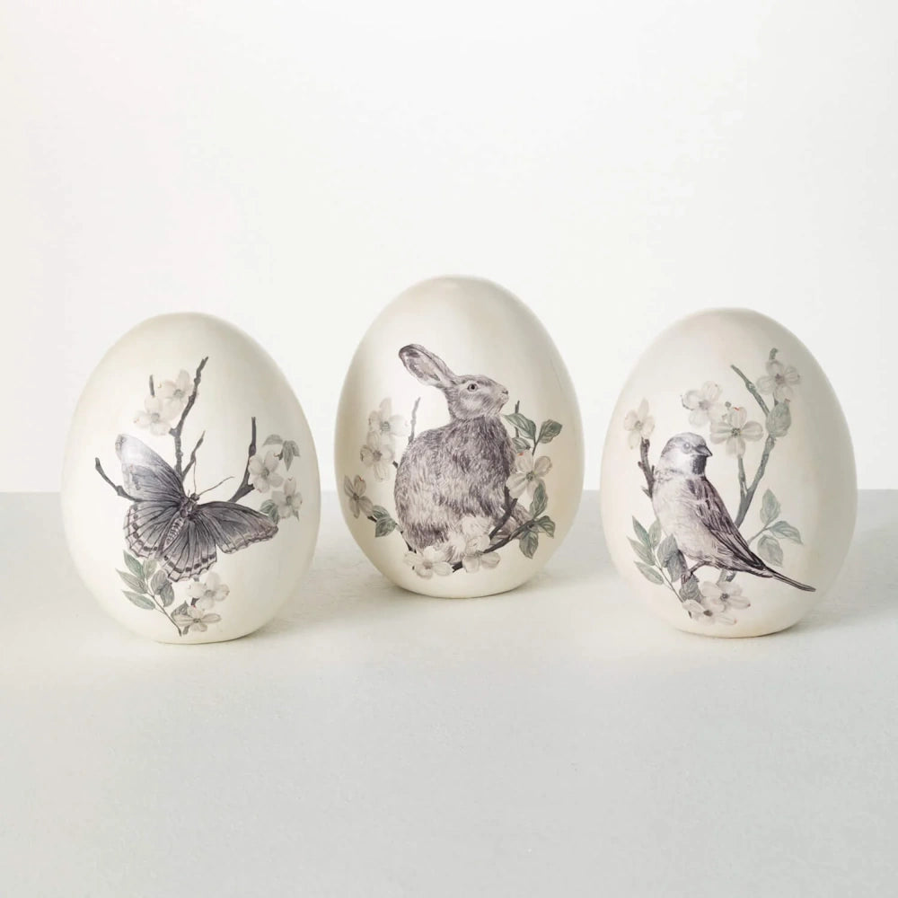 Spring Print Decorative Eggs