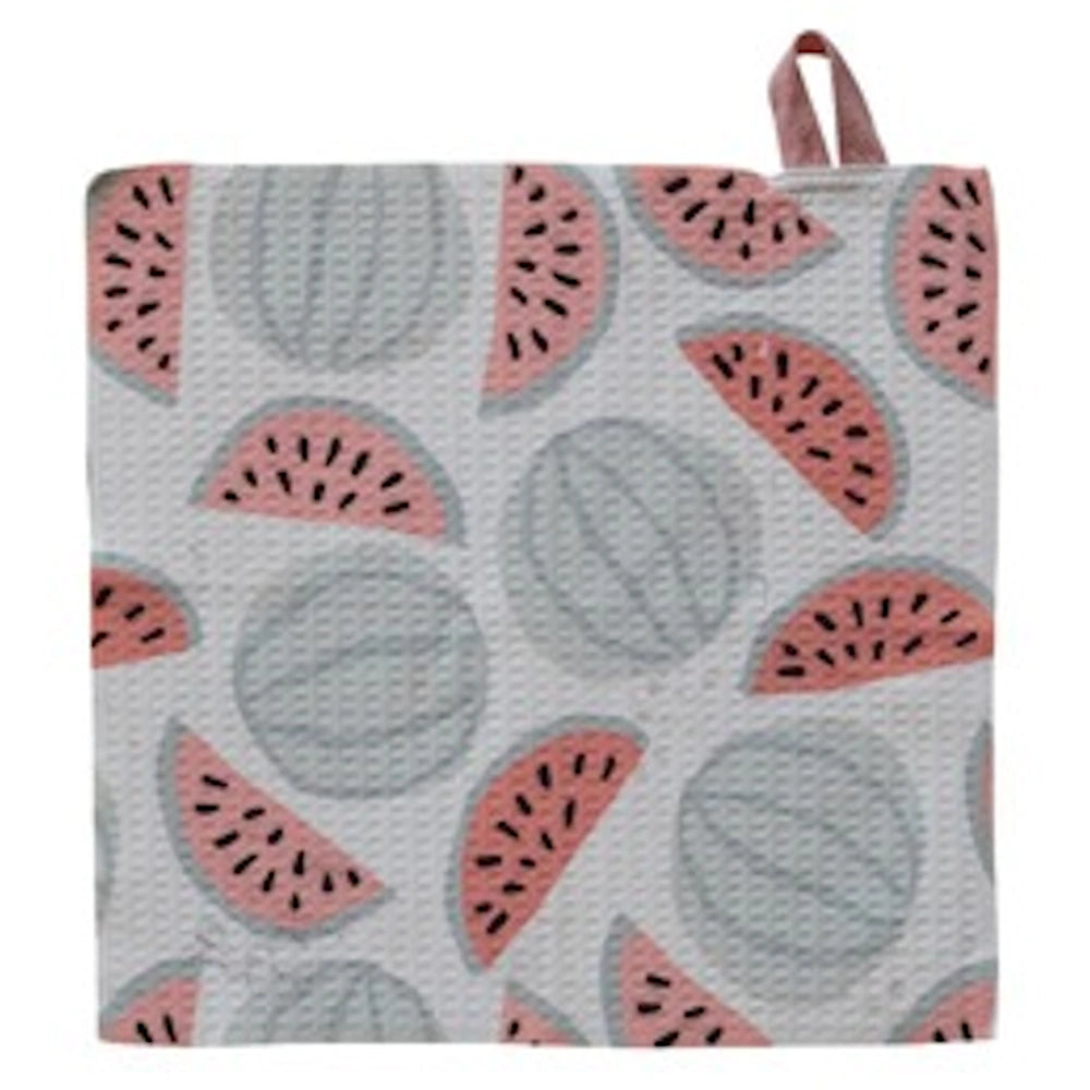 Square Printed Recycled Microfibre Dish Cloths — alternate view 4