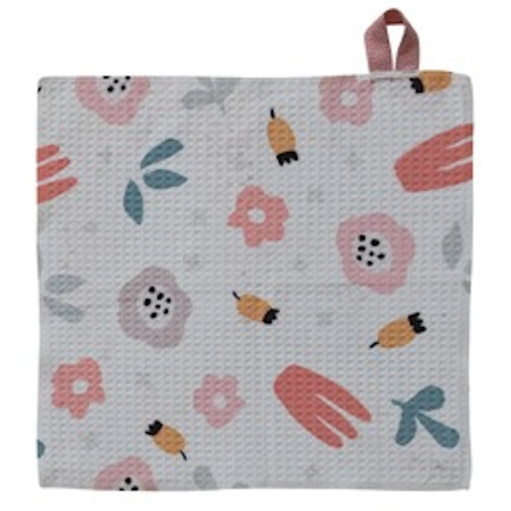 Square Printed Recycled Microfibre Dish Cloths — alternate view 5