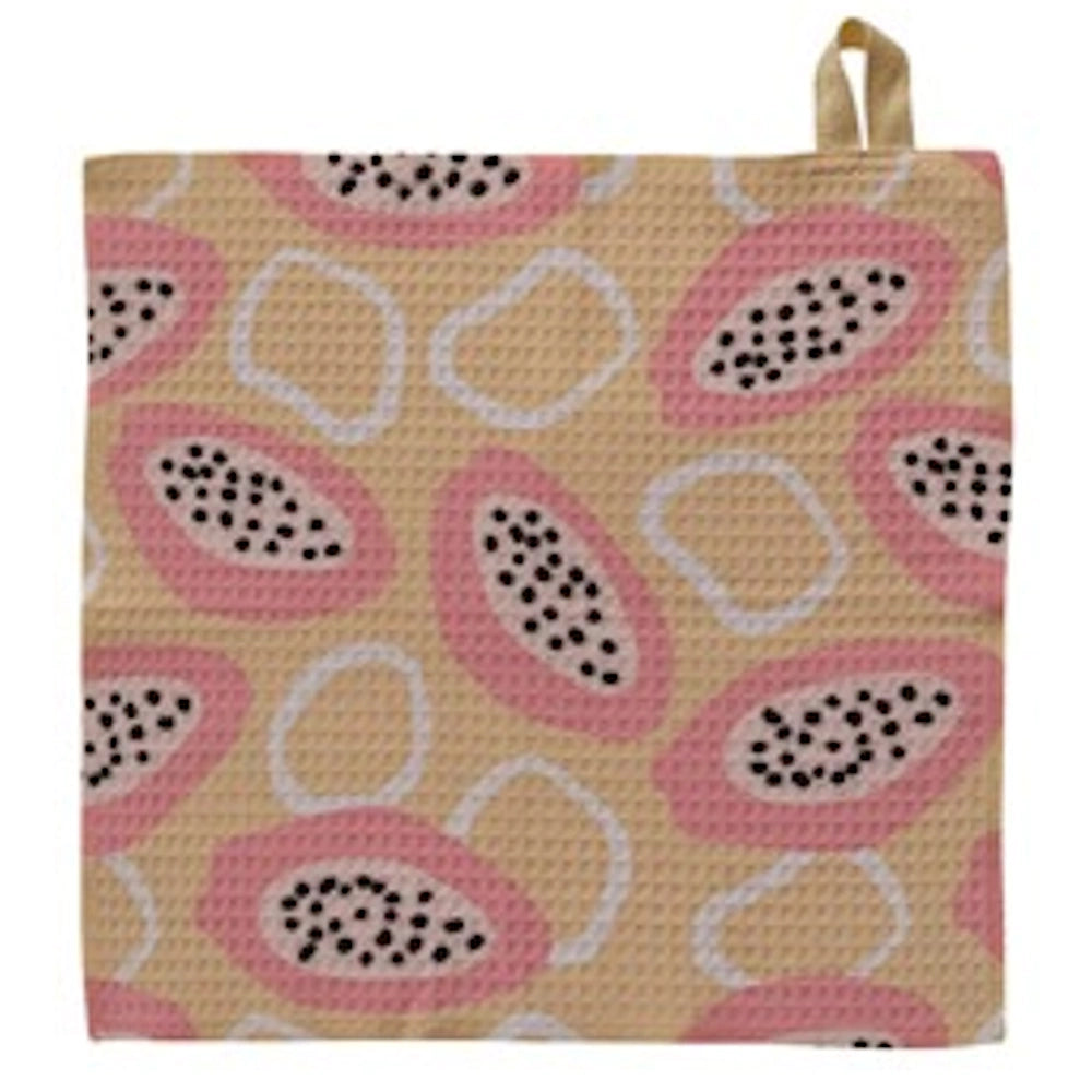 Square Printed Recycled Microfibre Dish Cloths — alternate view 6