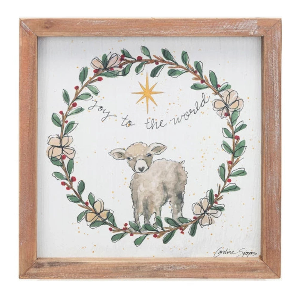 Square Wood Framed Wall Decor — alternate view 5