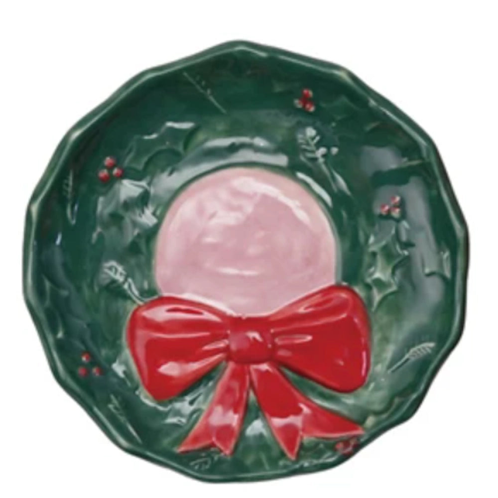Stoneware Dish with Holiday Shape — alternate view 4