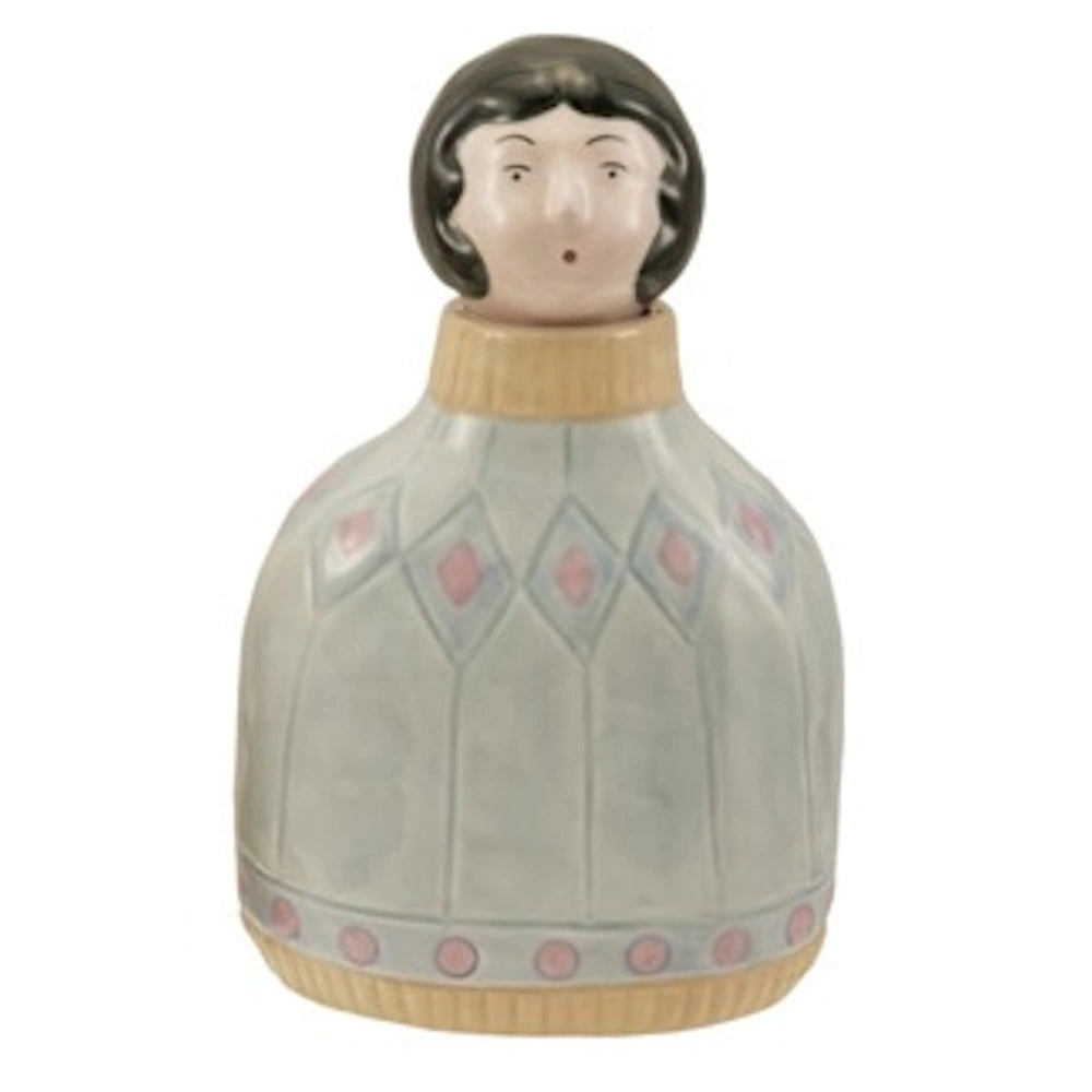 Stoneware Person Shaped Bottle & Stopper — alternate view 3